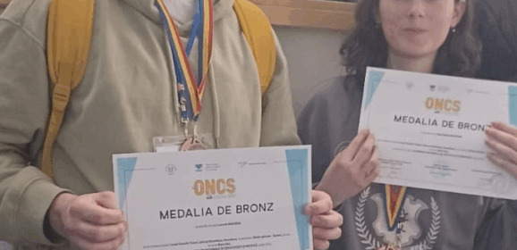 Bronze medal at the National Scientific Creativity Olympiad